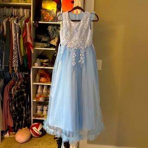 Blue girls Cinderella dress